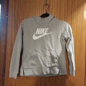 Nike hooded Sweatshirt gray Boys Medium